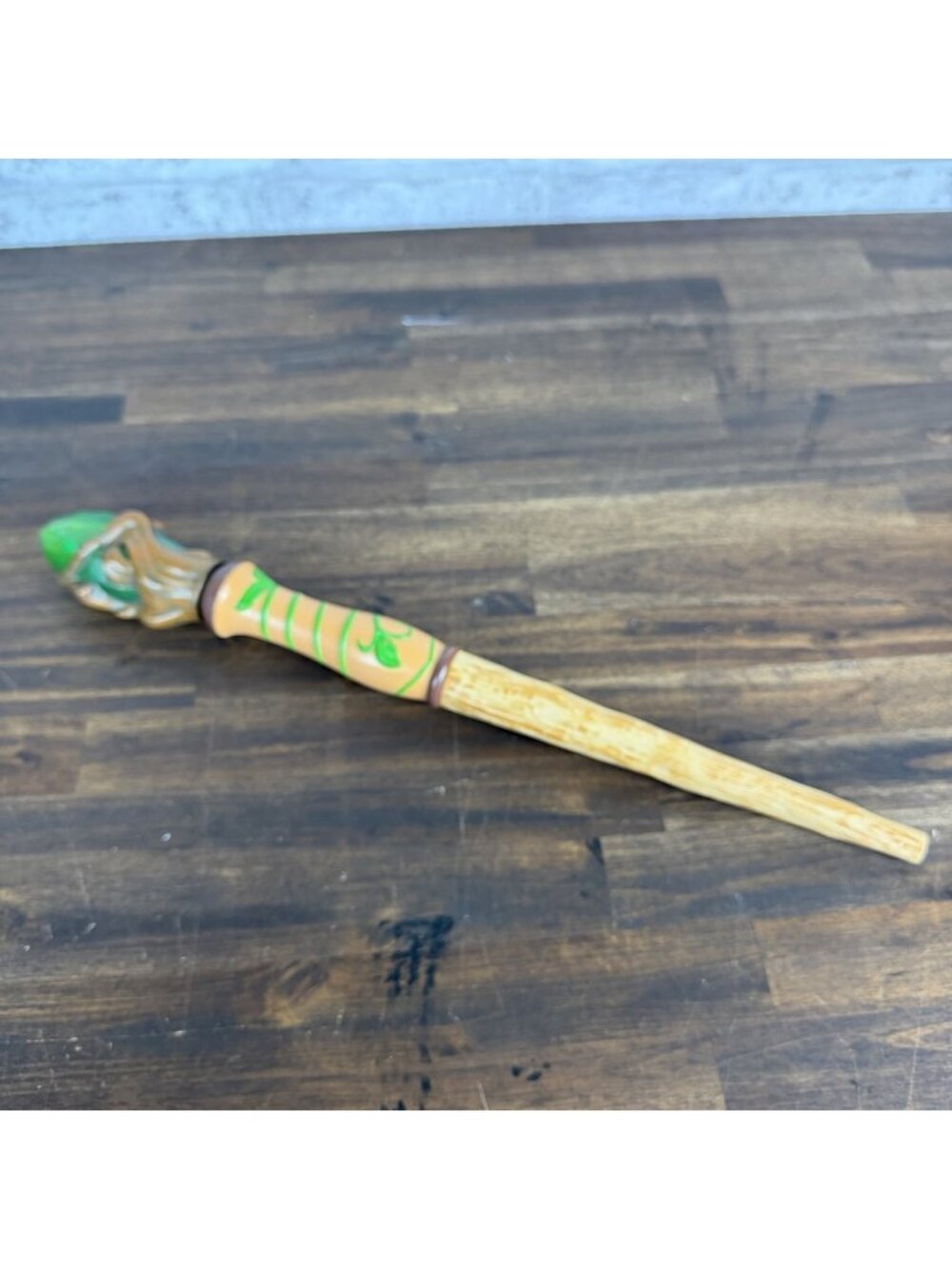 MagiQuest Great Wolf Lodge Wand Brown Green Vine  Magic Quest 4981